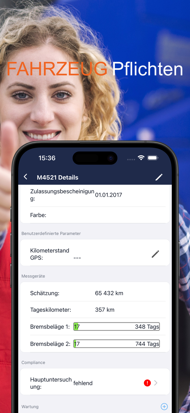 Fahrzeug-Compliance-Status